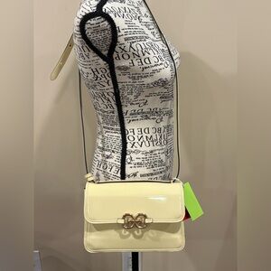 Sam Edelman Christy Convertible Bag- Light Yellow Patent -NWT